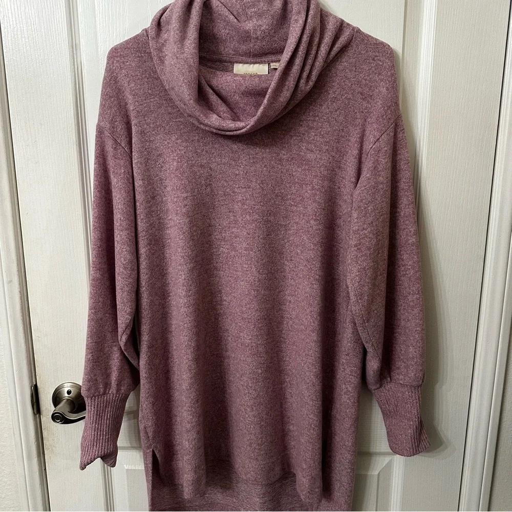 Maeve by Anthropologie knit cowl neck tunic sweater, size xsmall. - Picture 3 of 5